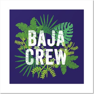 Baja Crew California Mexico Matching Family Group Travel Posters and Art